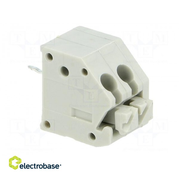 PCB terminal block | angled 45° | 3.5mm | ways: 2 | on PCBs | 0.75mm2 image 8