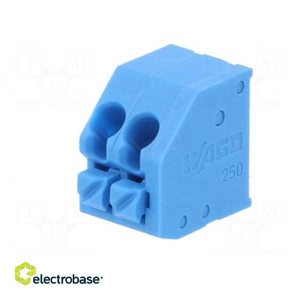 PCB terminal block | angled 45° | 3.5mm | ways: 2 | on PCBs | terminal фото 2