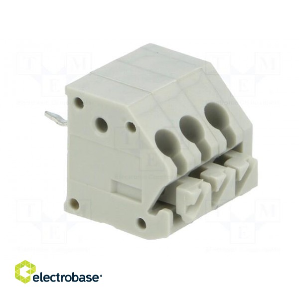 PCB terminal block | angled 45° | 3.5mm | ways: 3 | on PCBs | 0.75mm2 image 8