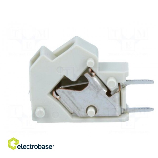 PCB terminal block | angled 45° | 5mm | ways: 1 | on PCBs | 0.5÷2.5mm2 image 3