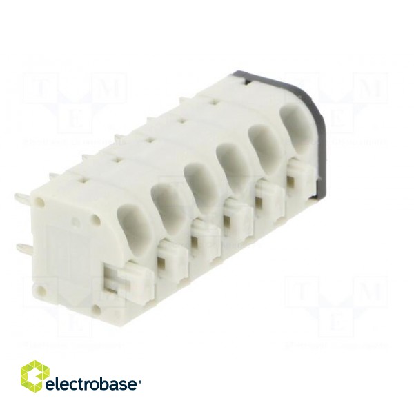 PCB terminal block | angled 45° | 5mm | ways: 6 | on PCBs | 0.75mm2 image 8