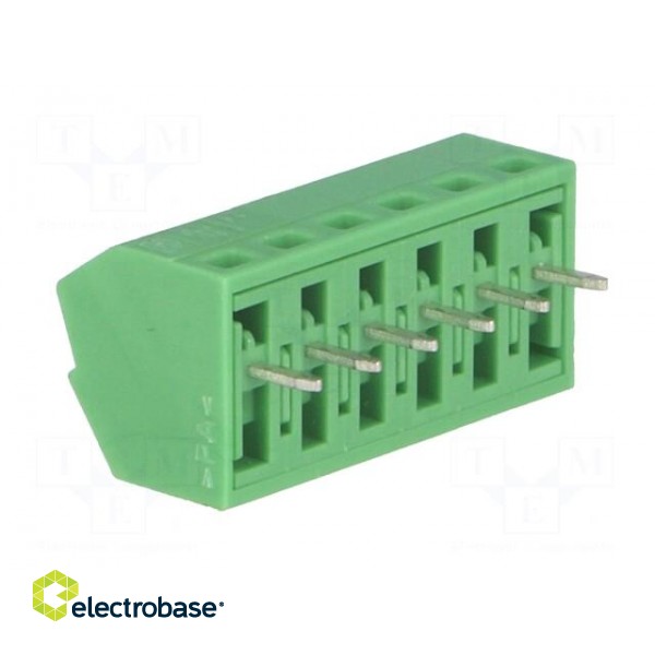PCB terminal block | angled 55° | 3.5mm | ways: 6 | on PCBs | 0.14÷1mm2 image 4
