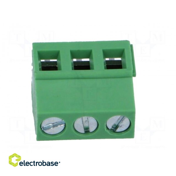 PCB terminal block | angled | 5mm | ways: 3 | on PCBs | 2.5mm2 | terminal image 9