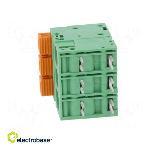 PCB terminal block | angled 90° | 10mm | ways: 3 | on PCBs | 0.75÷16mm2 image 3