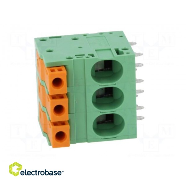 PCB terminal block | angled 90° | 10mm | ways: 3 | on PCBs | 0.75÷16mm2 image 9