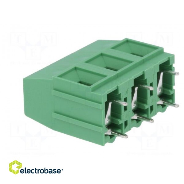 PCB terminal block | angled 90° | 12.7mm | ways: 3 | on PCBs | terminal image 4