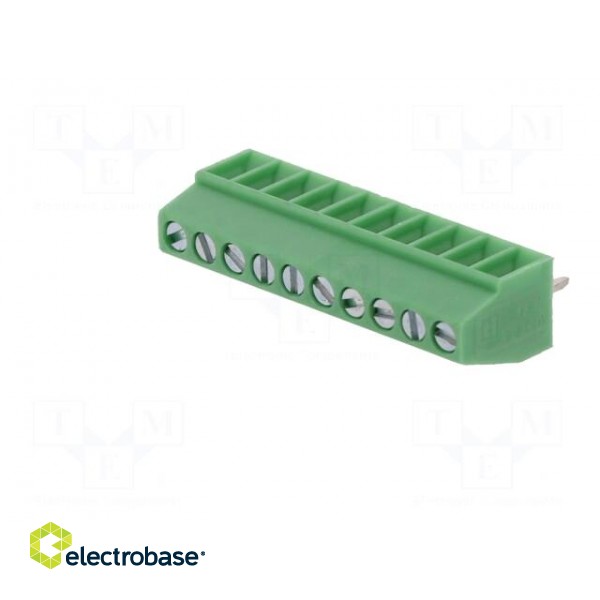 PCB terminal block | angled 90° | 2.54mm | ways: 10 | on PCBs | 500um2 image 2