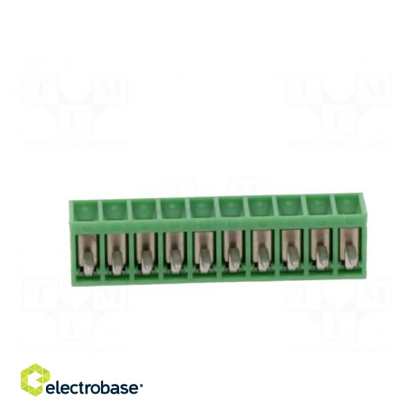 PCB terminal block | angled 90° | 2.54mm | ways: 10 | on PCBs | 500um2 paveikslėlis 5