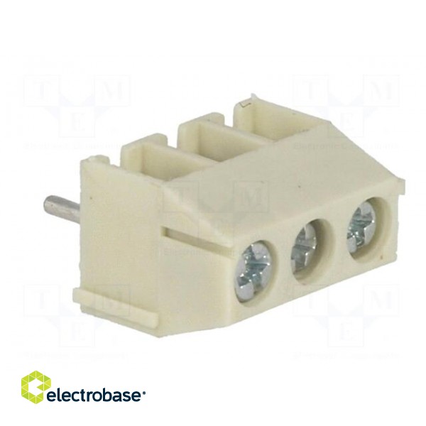 PCB terminal block | angled 90° | 3.5mm | ways: 3 | on PCBs | terminal image 8