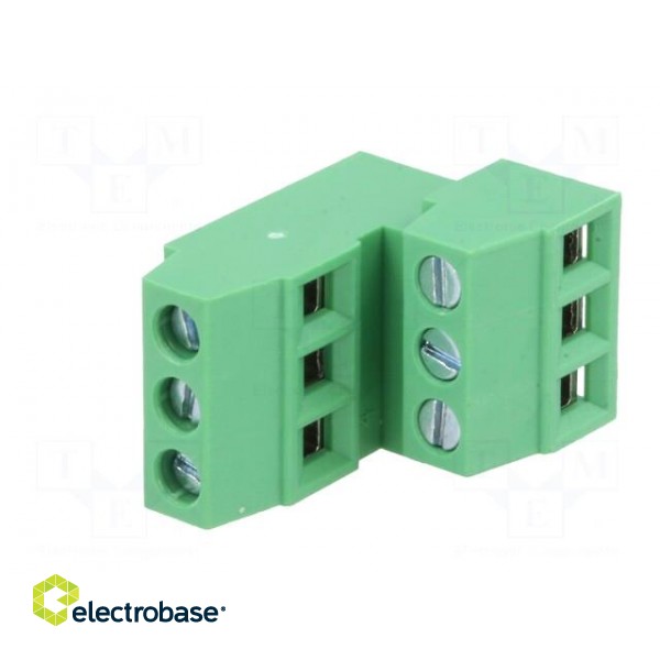 PCB terminal block | angled 90° | 3.81mm | ways: 6 | on PCBs | terminal image 2