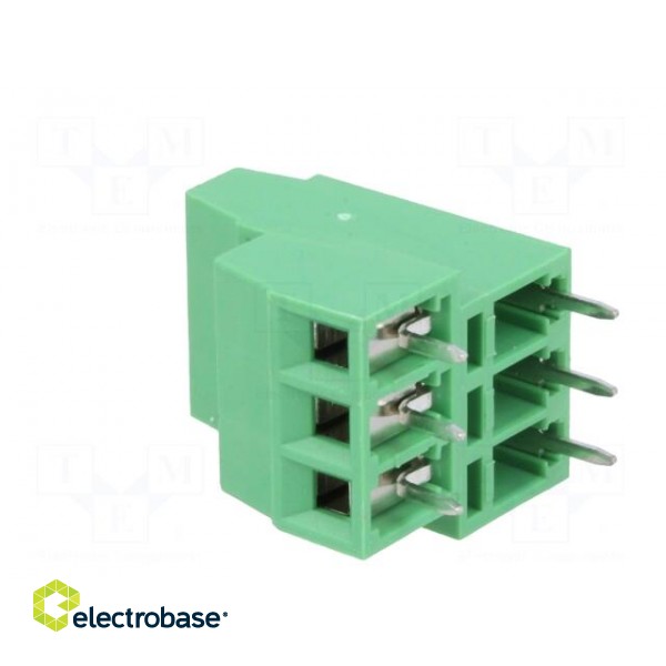 PCB terminal block | angled 90° | 3.81mm | ways: 6 | on PCBs | terminal image 4