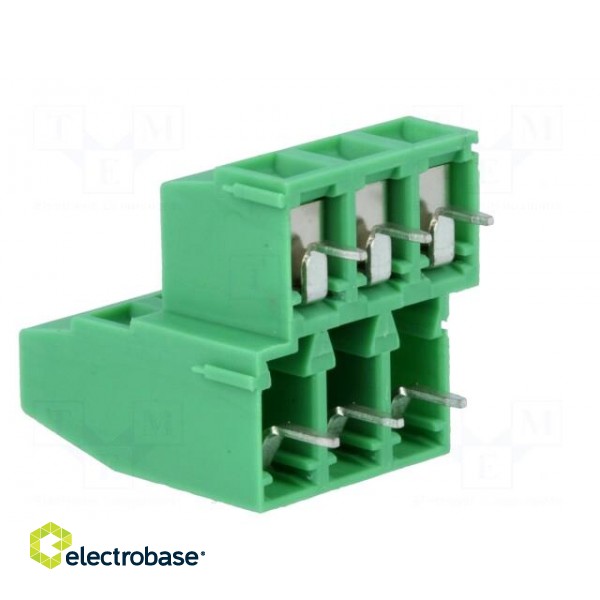 PCB terminal block | angled 90° | 5.08mm | ways: 6 | on PCBs | terminal image 4