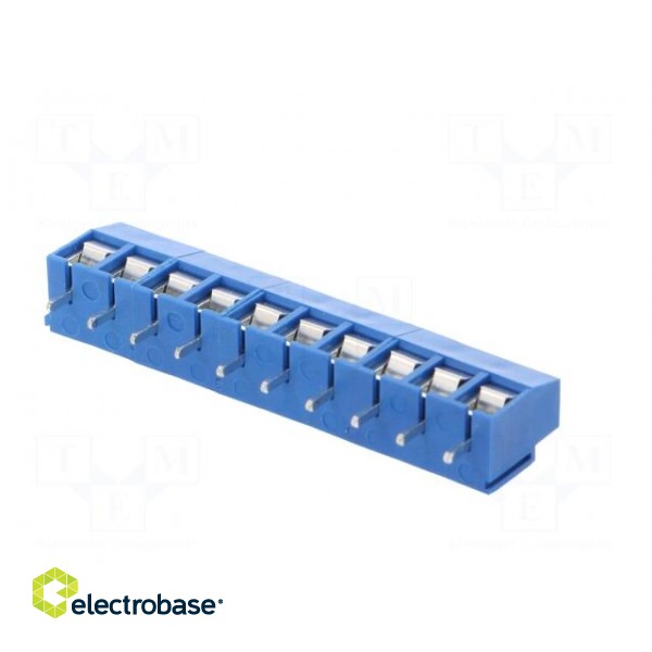 PCB terminal block | angled 90° | 5mm | ways: 10 | on PCBs | 2.5mm2 image 6