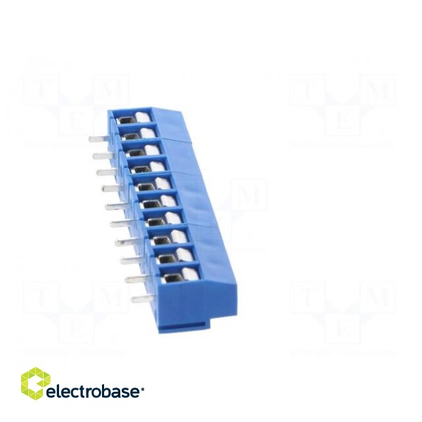 PCB terminal block | angled 90° | 5mm | ways: 10 | on PCBs | 2.5mm2 image 7