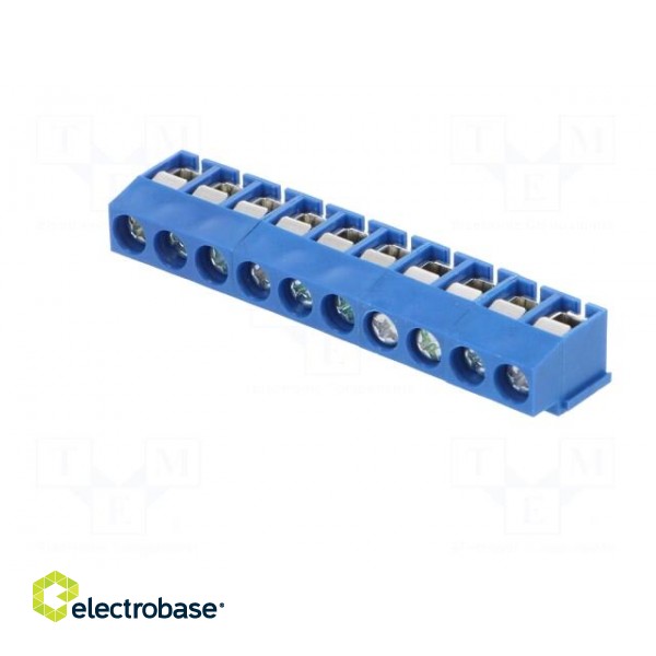 PCB terminal block | angled 90° | 5mm | ways: 10 | on PCBs | 2.5mm2 image 2