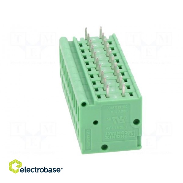 PCB terminal block | angled 90° | 5mm | ways: 1 | on PCBs | 2.5mm2 | 20A image 3