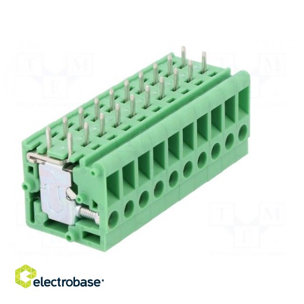 PCB terminal block | angled 90° | 5mm | ways: 1 | on PCBs | 2.5mm2 | 20A image 8