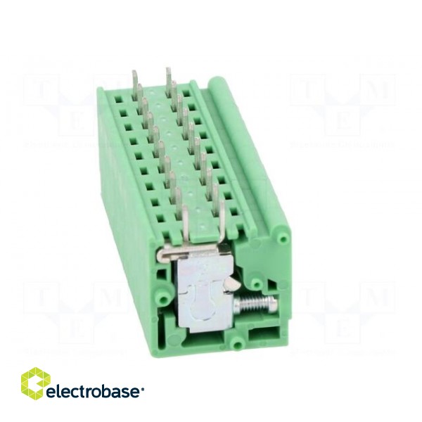 PCB terminal block | angled 90° | 5mm | ways: 1 | on PCBs | 2.5mm2 | 20A image 7