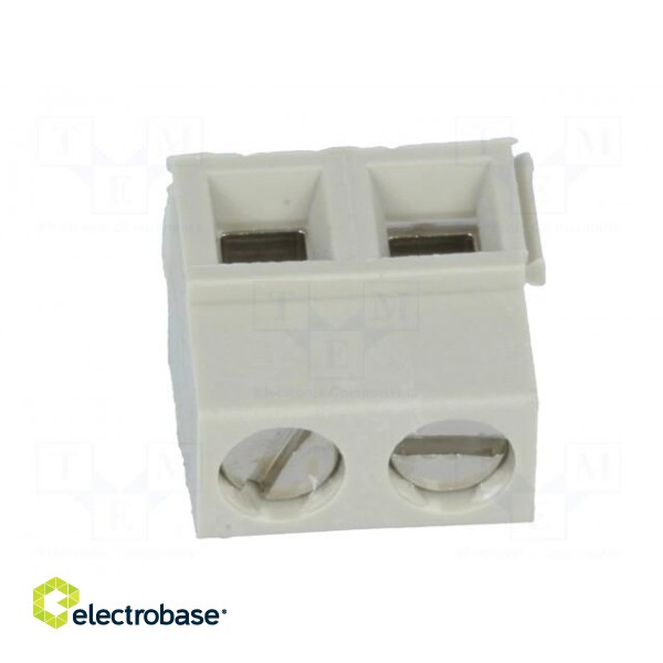 PCB terminal block | angled 90° | 5mm | ways: 2 | on PCBs | 0.05÷1.4mm2 image 9