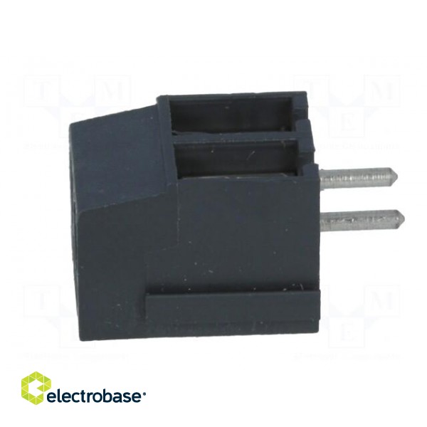 PCB terminal block | angled 90° | 5mm | ways: 2 | on PCBs | 0.5÷2.5mm2 image 3