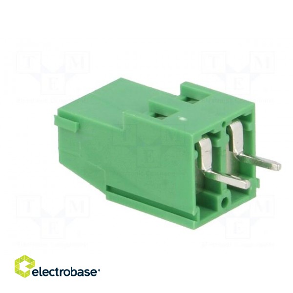 PCB terminal block | angled 90° | 5mm | ways: 2 | on PCBs | 2.5mm2 | 16A image 4