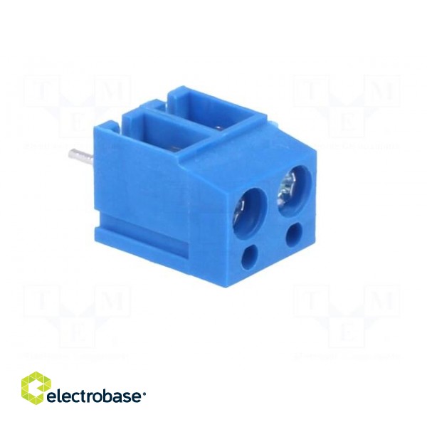 PCB terminal block | angled 90° | 5mm | ways: 2 | on PCBs | 2.5mm2 | 16A image 8