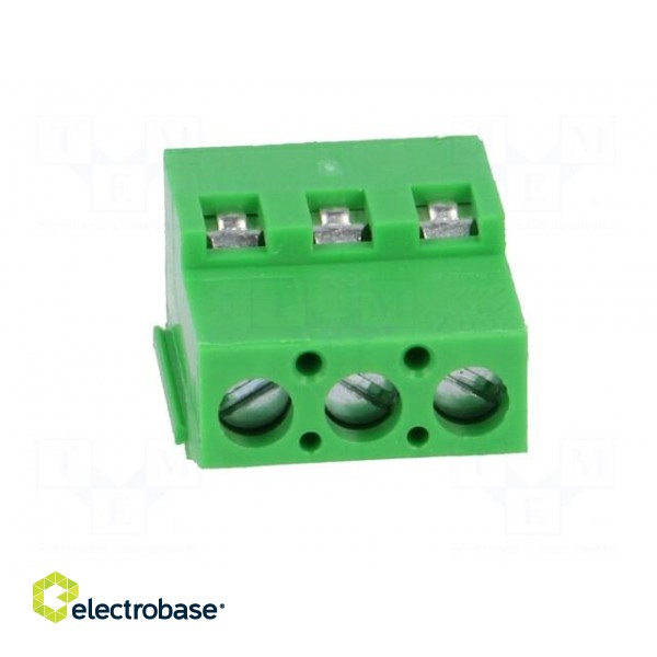PCB terminal block | angled 90° | 5mm | ways: 3 | on PCBs | 0.5÷4mm2 image 9
