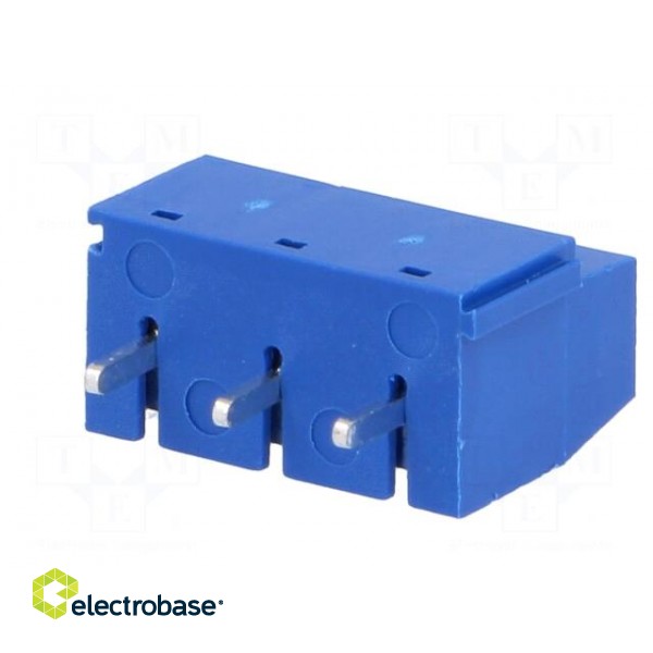 PCB terminal block | angled 90° | 5mm | ways: 3 | on PCBs | 1.5mm2 | 8A paveikslėlis 6