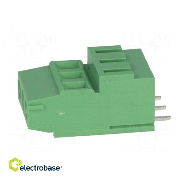 PCB terminal block | angled 90° | 5mm | ways: 3 | on PCBs | 2.5mm2 | 24A image 3