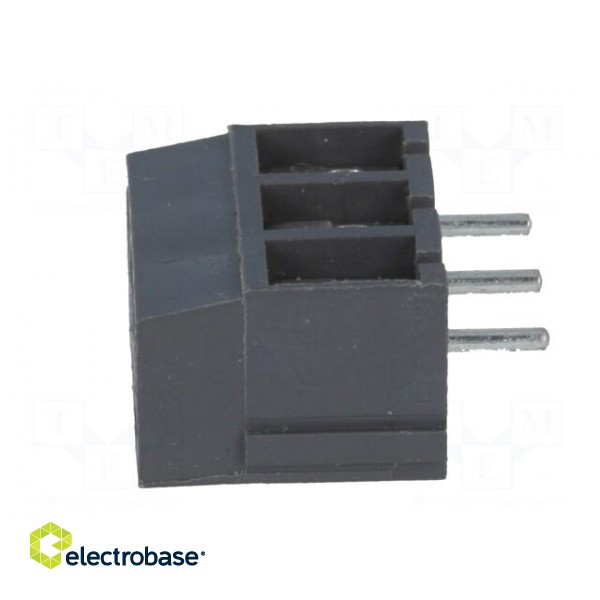 PCB terminal block | angled 90° | 5mm | ways: 3 | on PCBs | 2.5mm2 | 24A image 3