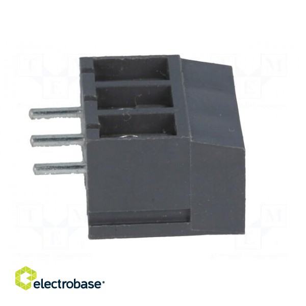 PCB terminal block | angled 90° | 5mm | ways: 3 | on PCBs | 2.5mm2 | 24A фото 7