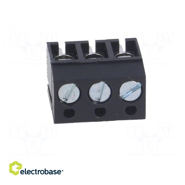 PCB terminal block | angled 90° | 5mm | ways: 3 | on PCBs | 2.5mm2 | 24A image 9