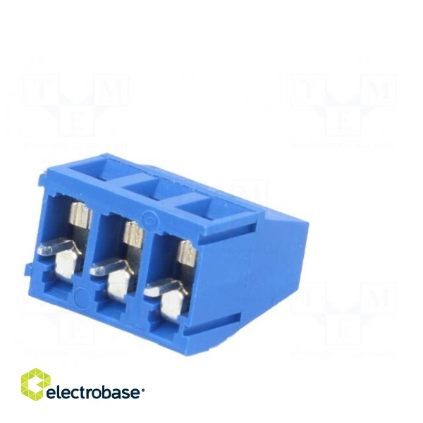 PCB terminal block | angled 90° | 5mm | ways: 3 | on PCBs | 4mm2 | 16A image 6