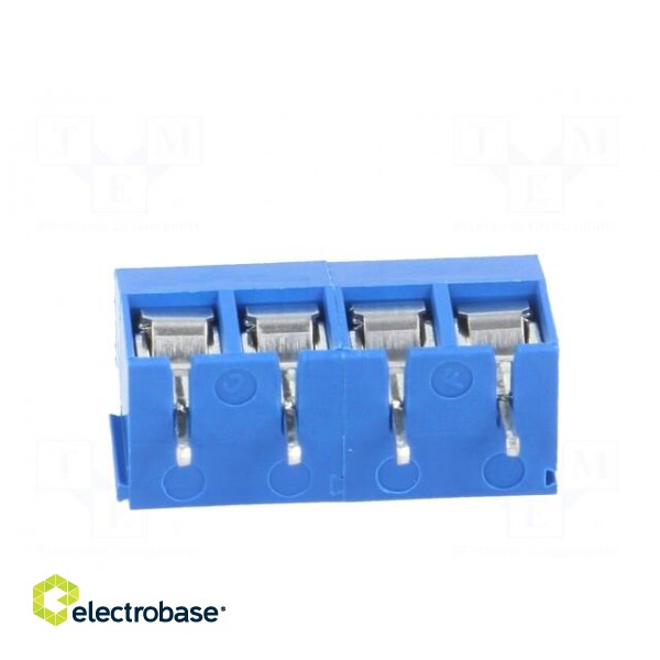 PCB terminal block | angled 90° | 5mm | ways: 4 | on PCBs | 2.5mm2 | 8A image 5