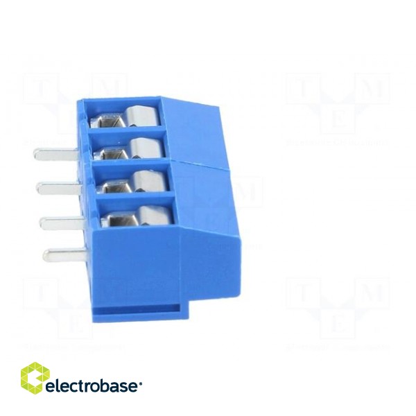 PCB terminal block | angled 90° | 5mm | ways: 4 | on PCBs | 2.5mm2 | 8A image 7