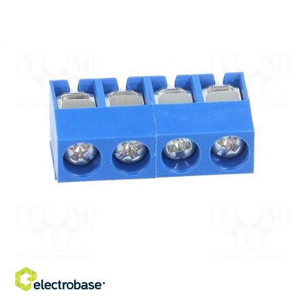 PCB terminal block | angled 90° | 5mm | ways: 4 | on PCBs | 2.5mm2 | 8A image 9