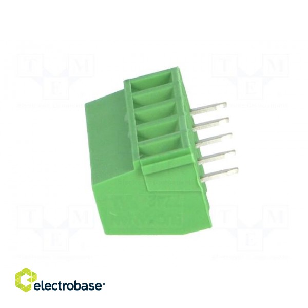 PCB terminal block | angled 90° | 5mm | ways: 5 | on PCBs | 0.03÷1.5mm2 image 3