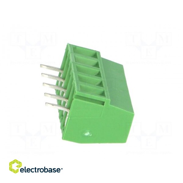 PCB terminal block | angled 90° | 5mm | ways: 5 | on PCBs | 0.03÷1.5mm2 image 7