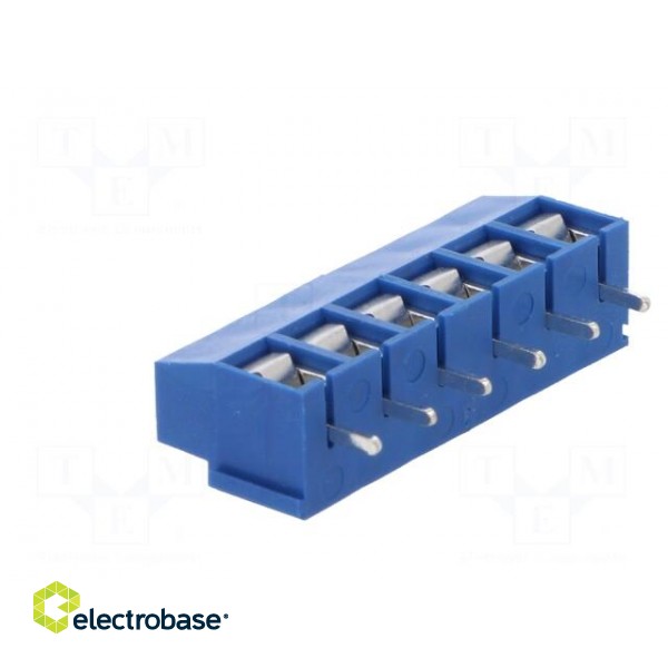 PCB terminal block | angled 90° | 5mm | ways: 6 | on PCBs | 2.5mm2 | 8A image 4
