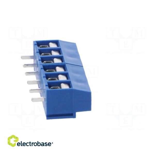 PCB terminal block | angled 90° | 5mm | ways: 6 | on PCBs | 2.5mm2 | 8A image 7