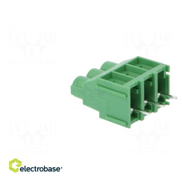 PCB terminal block | angled 90° | 6.35mm | ways: 3 | on PCBs | 4mm2 image 4