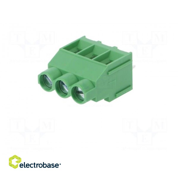 PCB terminal block | angled 90° | 6.35mm | ways: 3 | on PCBs | 4mm2 image 2