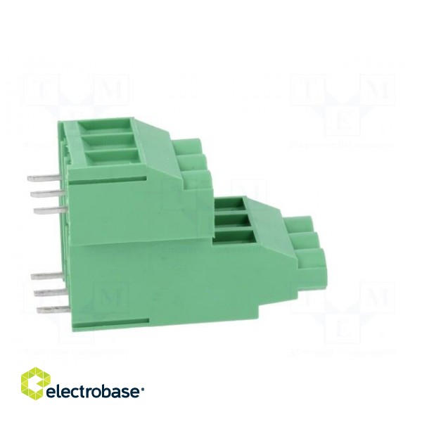 PCB terminal block | angled 90° | 6.35mm | ways: 6 | on PCBs | 4mm2 image 7