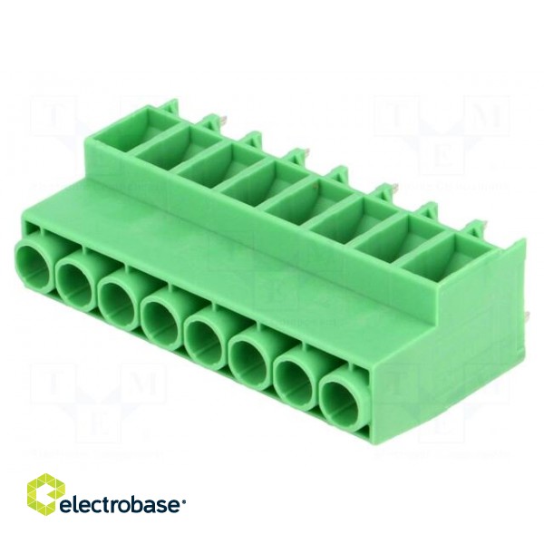 PCB terminal block | angled 90° | 6.35mm | ways: 8 | on PCBs | 0.2÷4mm2 image 1