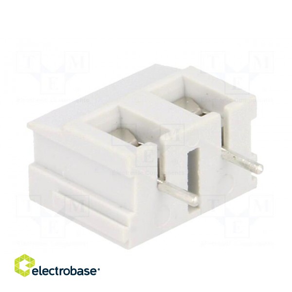 PCB terminal block | angled 90° | 7.5mm | ways: 2 | on PCBs | 1.5mm2 image 4