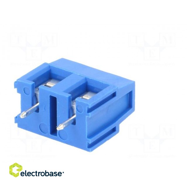 PCB terminal block | angled 90° | 7.5mm | ways: 2 | on PCBs | 2.5mm2 image 6