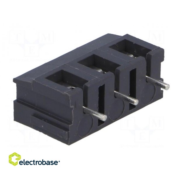 PCB terminal block | angled 90° | 7.5mm | ways: 3 | on PCBs | 2.5mm2 paveikslėlis 4