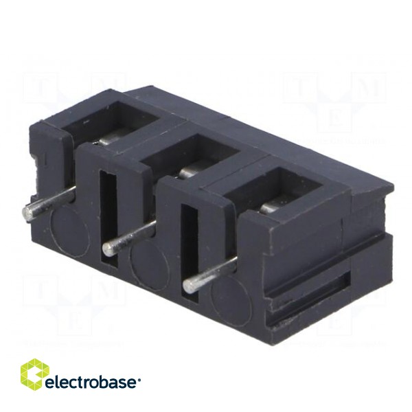 PCB terminal block | angled 90° | 7.5mm | ways: 3 | on PCBs | 2.5mm2 paveikslėlis 6