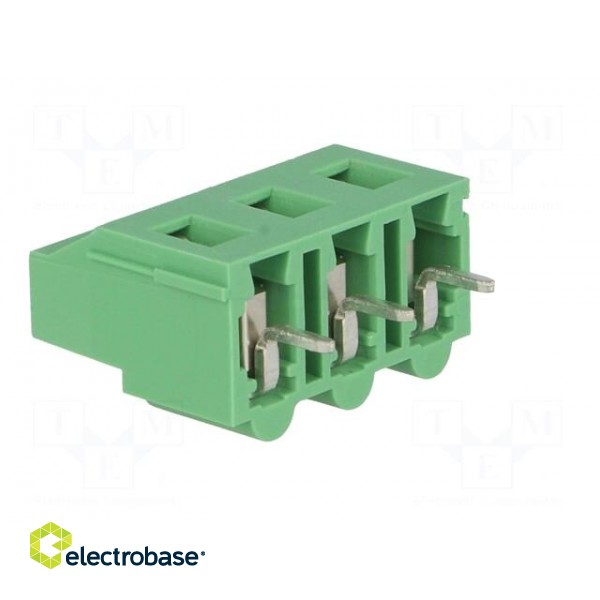 PCB terminal block | angled 90° | 7.5mm | ways: 3 | on PCBs | terminal image 4