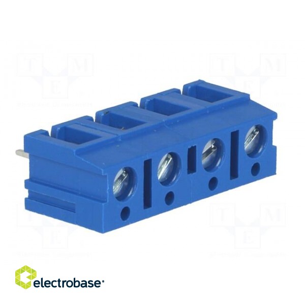 PCB terminal block | angled 90° | 7.5mm | ways: 4 | on PCBs | 2.5mm2 image 8